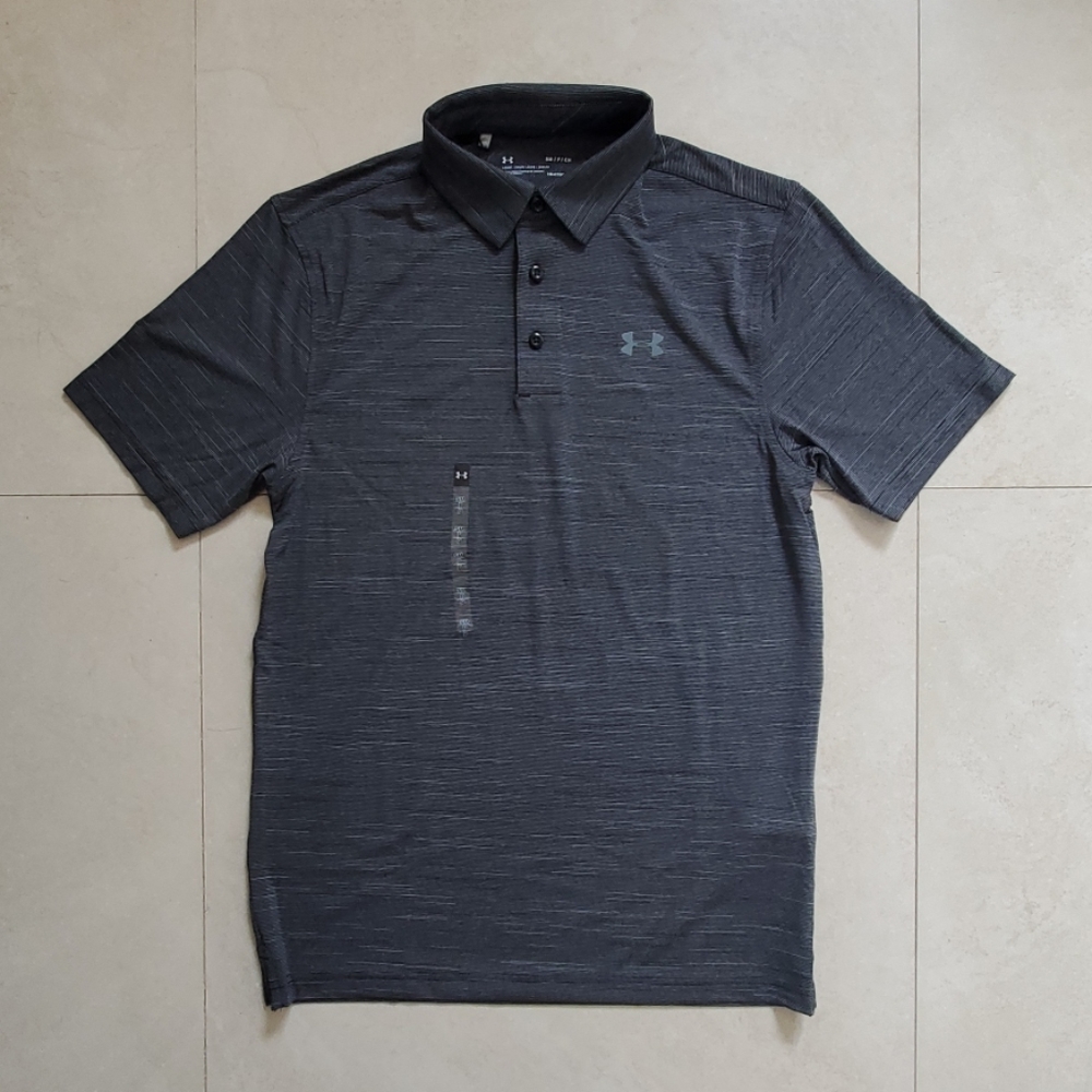 Men's Under Armour HeatGear Golf Polo Small NWT